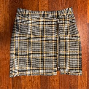 Abercrombie A&F Wool-Blend Plaid Skirt - size S
